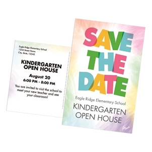 Picture of Kindergarten Open House Postcard 8.5" x 5.5"