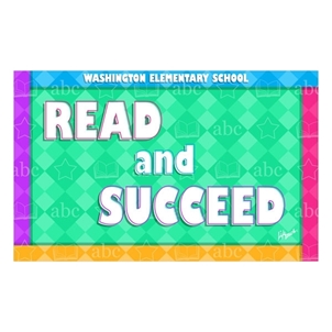 Picture of Read and Succeed Banner 8' x 5'