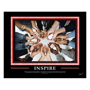 Picture of Inspire Polystyrene Poster 10" x 8"