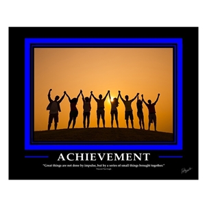 Picture of Achievement Polystyrene Poster 10" x 8"