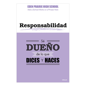 Picture of Responsibility Character Poster 12" x 18" Spanish