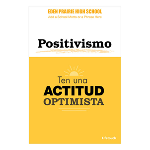 Picture of Positivity Character Poster 12" x 18" Spanish