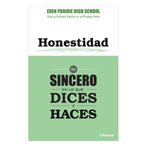 Picture of Honesty Character Poster 12" x 18" Spanish