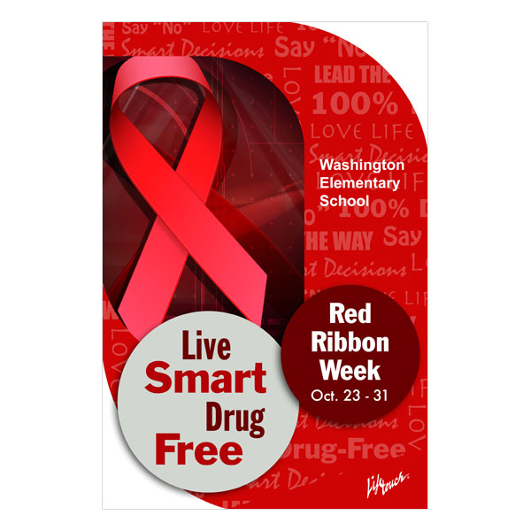 Picture of Red Ribbon Poster 12" x 18"