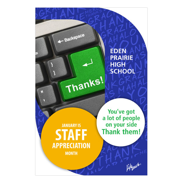 Picture of Staff Appreciation Poster 12" x 18"