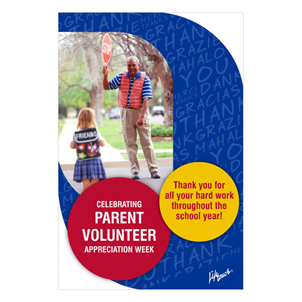 Picture of Parent Volunteer Appreciation Foam Board Poster 12" x 18"