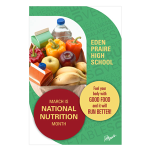 Picture of Nutrition Polystyrene Poster  12" x 18"