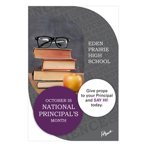 Picture of Principal Appreciation Polystyrene Poster  12" x 18"