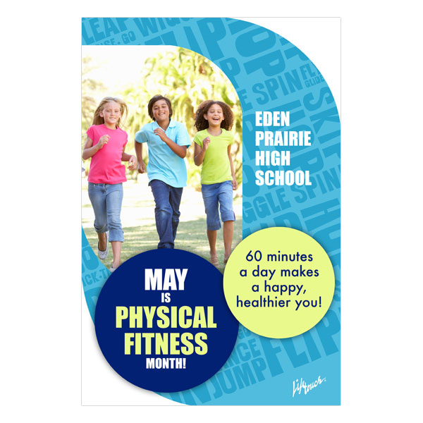 Picture of Fitness Polystyrene Poster  12" x 18"