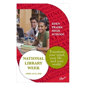 Picture of National Library Polystyrene Poster  12" x 18"