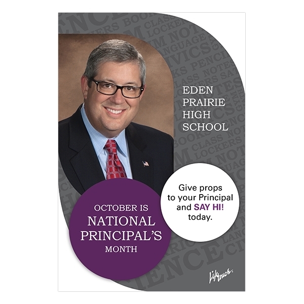 Picture of Principal Appeciation (Custom)  Poster 12" x 18"