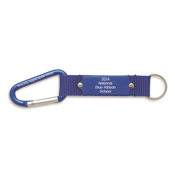 Picture of NATIONAL BLUE RIBBON CARABINER WTIH KEY RING