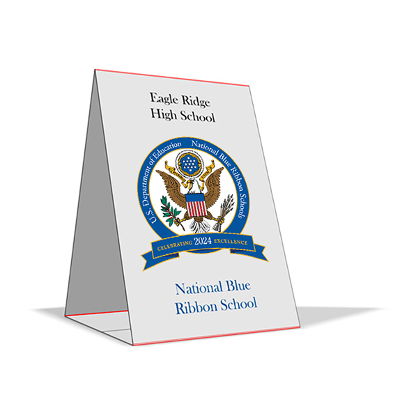 Picture of National Blue Ribbon Paper Table Tents 4" x 6"