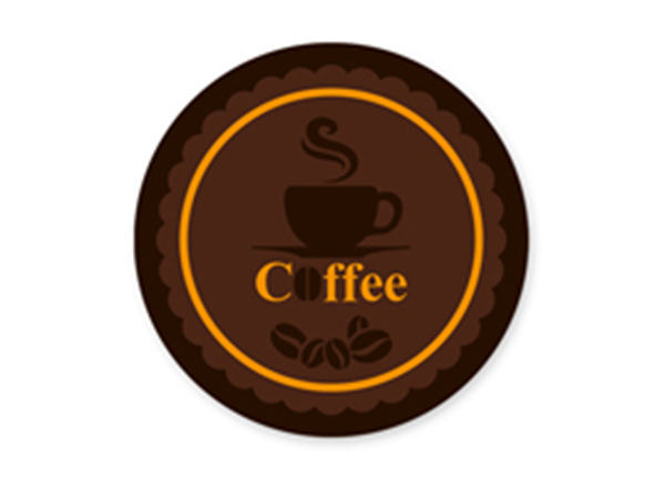 Picture of Round Hardboard Coaster || Custom Coasters || **4" x 4"**, Full Color