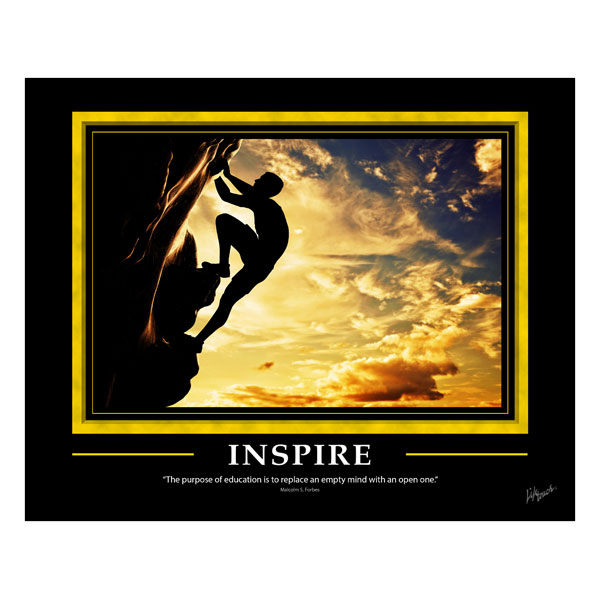 Picture of Inspire Poster 10" x 8"