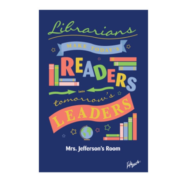 Picture of Library Classroom Door Poster 12" x 18"