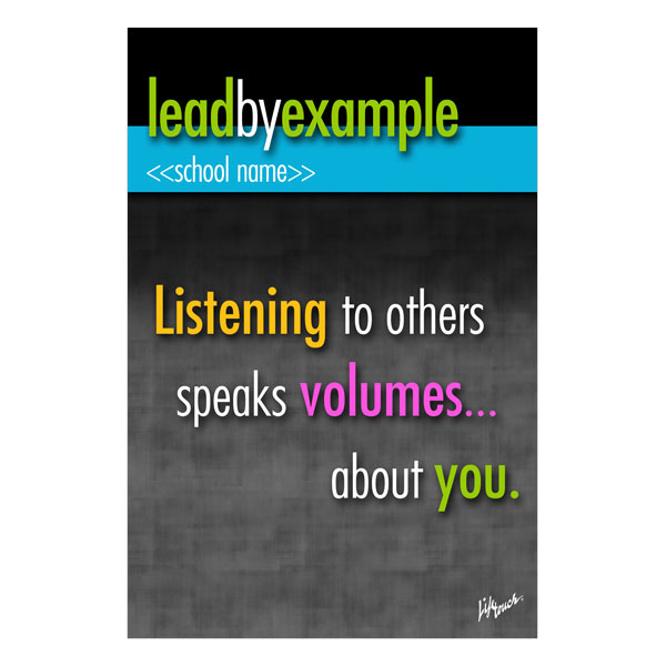 Picture of Listening Poster 12" x 18"