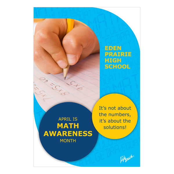 Picture of Math Awareness Poster 12" x 18"
