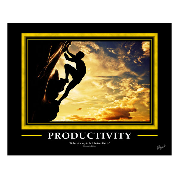 Picture of Productivity Poster 10" x 8"