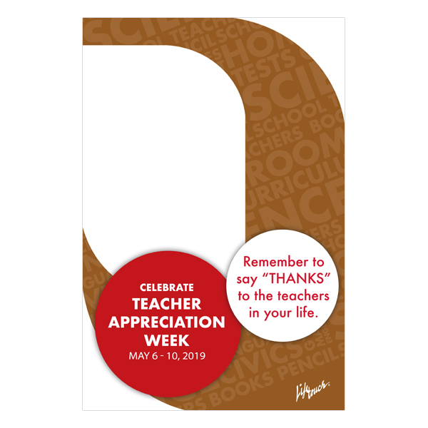 Picture of Teacher Appreciation Poster 12" x 18"