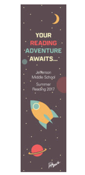 Picture of 2.25"w x 8.25"h Summer Reading Bookmark