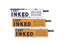 Picture of 3"w x 11.5"h Rectangle Bumper Sticker 1, 2 or 3 Color