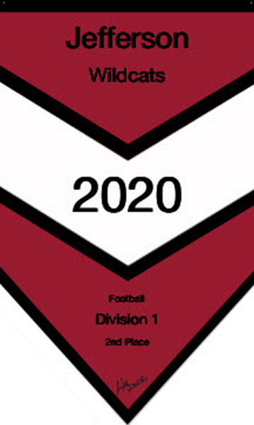 Picture of 3'w x 5'h Championship Pennant Banner