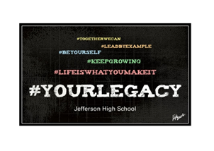 Picture of 5'w x 3'h Your Legacy Banner