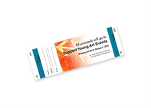 Picture of 6.5"w x 2.125"h Full Color Event Ticket- Front only Horizontal