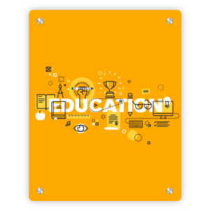 Picture of 8"w x 10"h  Custom Metal Sign
