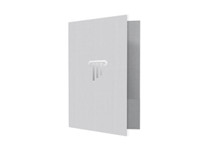 Picture of 9"w x 12"h Foil Stamped Standard Two Pocket Folder