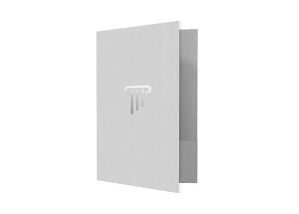 Picture of 9"w x 12"h Foil Stamped Standard Two Pocket Folder