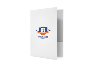 Picture of 9"w x 12"h Two Color Standard Two Pocket Folders