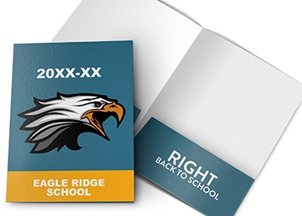 Picture of 9ʺw x 12ʺh Open House Back to School Standard Two Pocket Folder
