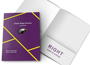 Picture of 9ʺw x 12ʺh Open House Custom Standard Two Pocket Folder