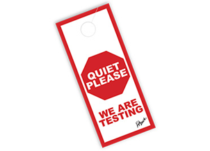 Picture of Door Hanger 3.5"w x 8.5"h - Front Only - Testing
