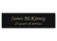 Picture of Engraved Metal Plate, 3 1/2"w x 1"h
