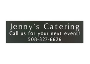 Picture of Engraved Plastic Sign, 10"w x 3"h