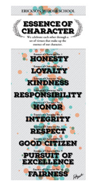 Picture of Essence of Character Banner 3'w x 7'h