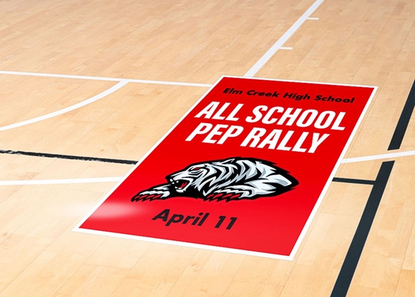 Picture of Floor Graphic with Anti Slip Laminate 36"w x 48"h