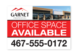 Picture of Full Color White Expanded PVC 3mm Sign, 24"w x 18"h