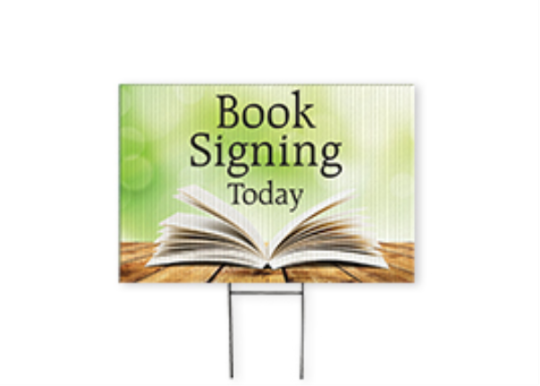 Picture of Full Color Yard Sign w/ H Stake 36"w x 24"h