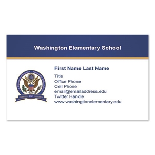 Picture of National Blue Ribbon Business Cards 3.5"w x 2"h