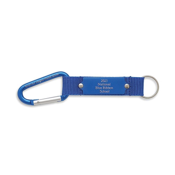 Picture of NATIONAL BLUE RIBBON CARABINER WITH KEY RING
