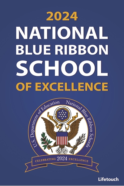 Picture of National Blue Ribbon Removable Wall Graphic 24"w x 36"h