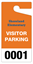 Picture of Parking Permit 4" x 8" With Numbering