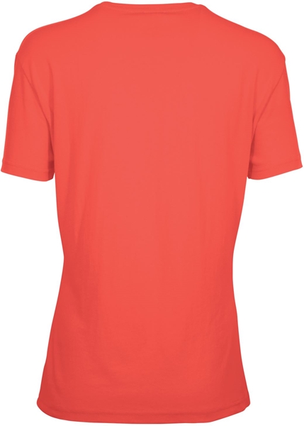 Picture of SCREEN PRINTED LADIES 100% COTTON COLORED T-SHIRT