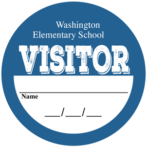 Picture of Visitor Stickers - Classic