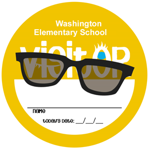 Picture of Visitor Stickers - Shades