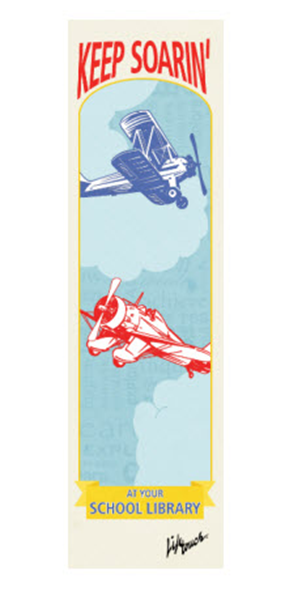 Picture of 2.25"w x 8.25"h Library Campaign Bookmark
